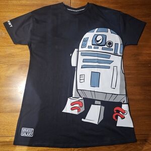 Star Wars Black R2-D2 Short Sleeve Tee